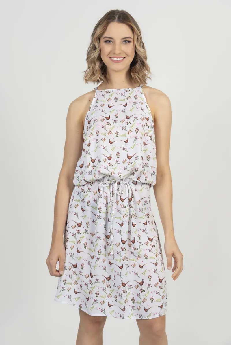 Hartwell Nalia Dress - Flowers and Pheasants-2